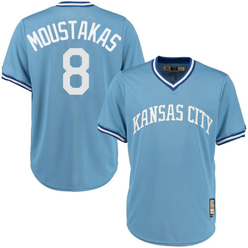 اسعار تابلت سامسونج في السعودية Royals #8 Mike Moustakas Light Blue Cooperstown Stitched MLB Jersey اسعار تابلت سامسونج في السعودية